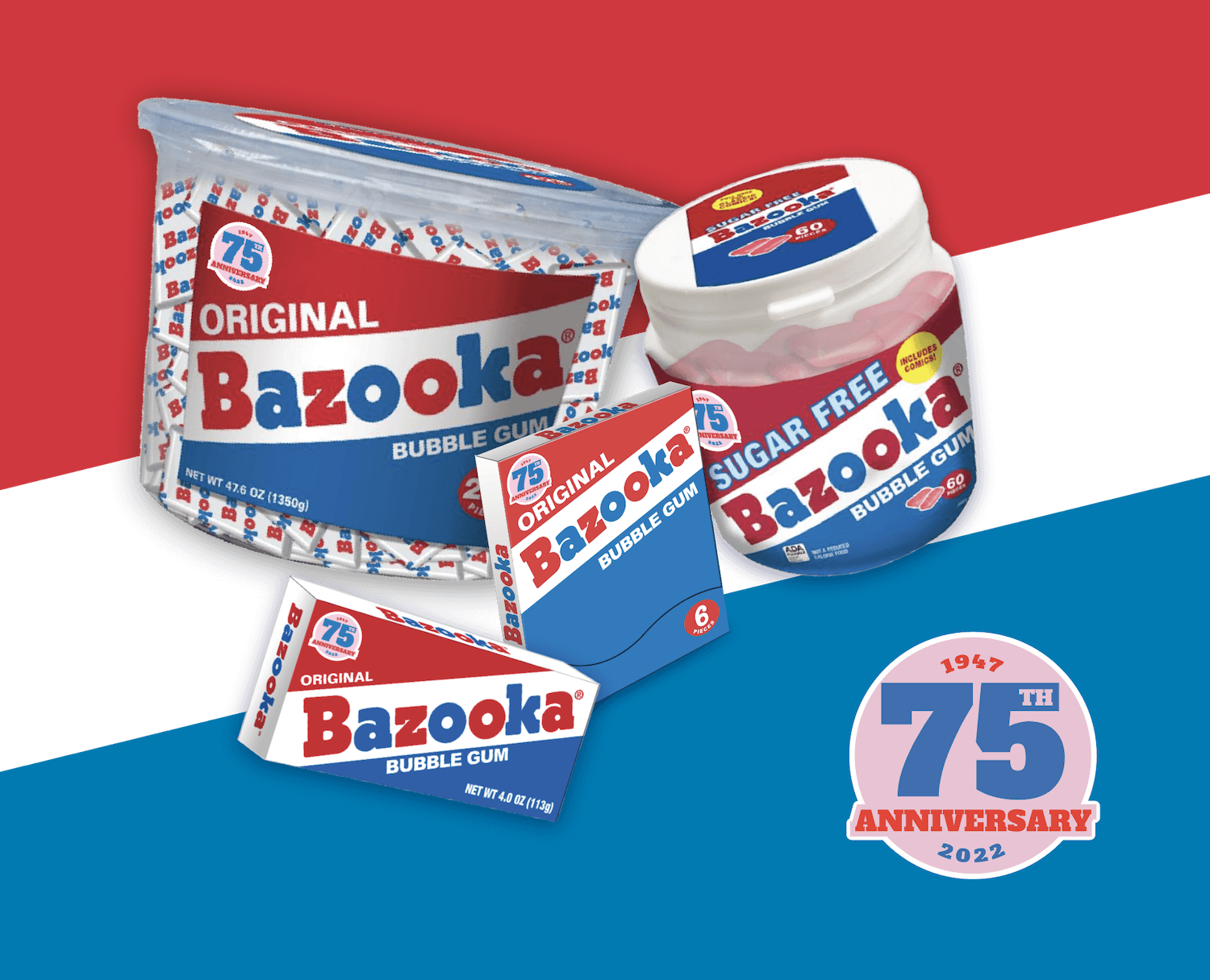Celebratory 75th Packaging
