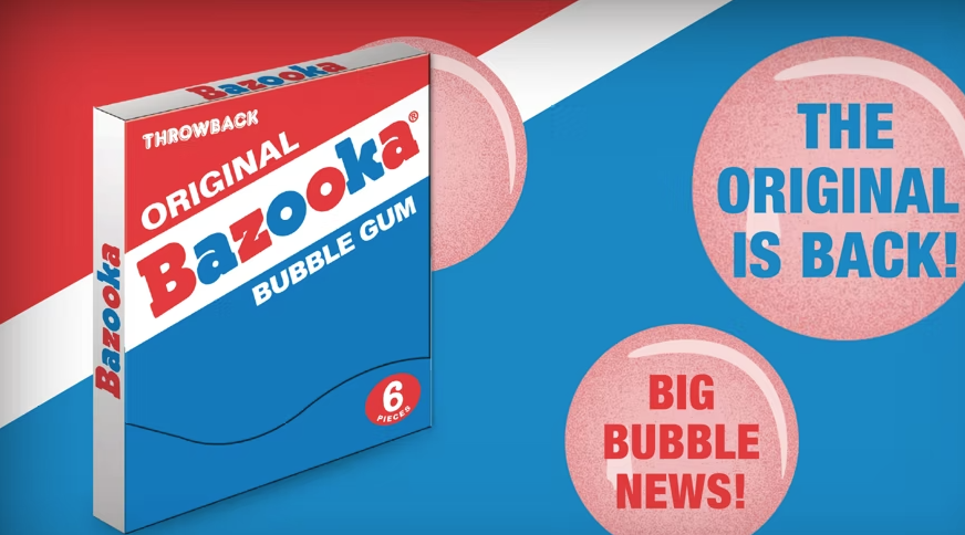 Bazooka Bubble Gum Throwback Pack
