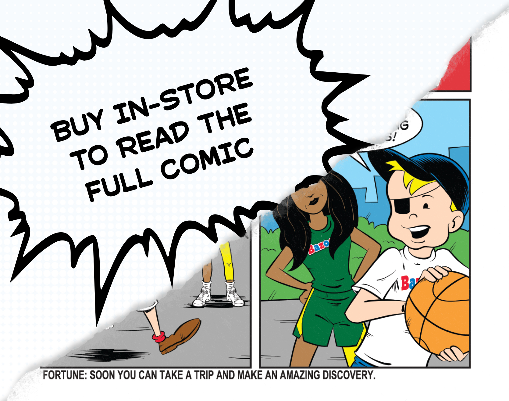 Comics strip